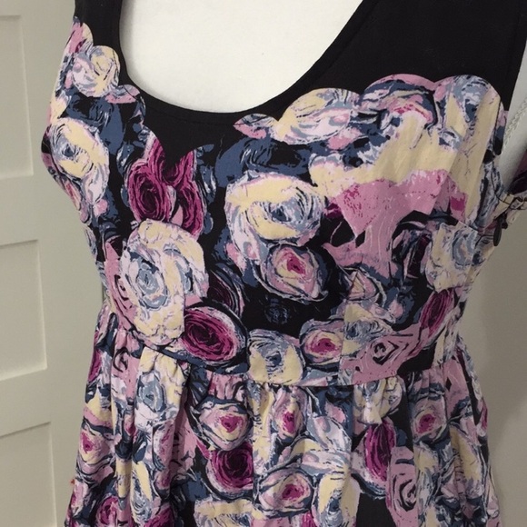 UO Kimchi Blue Floral Cotton Tank Sundress - Picture 3 of 5